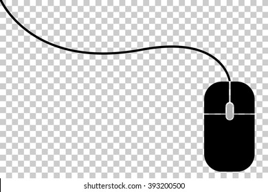 vector simple of computer mouse
