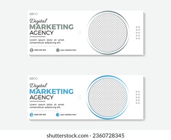 Vector simple creative modern business facebook cover design template