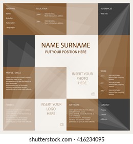 Vector simple curriculum template