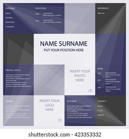 Vector simple curriculum template