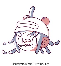 Vector simple of face style design