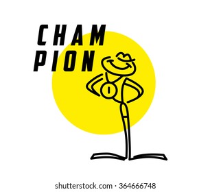 Vector simple flat logo with frog character. Cute friendly frog illustration. Logo and insignia template good for animal, pet store, children toys shops, zoo markets, eco companies and business. 