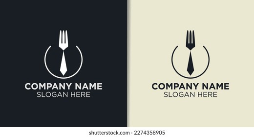 Vector simple food logo designs template, restaurant logo symbol logo symbol icon