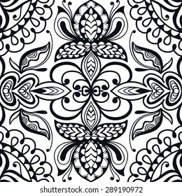 Vector simple geometric background seamless pattern. Tribal ethnic ornament.