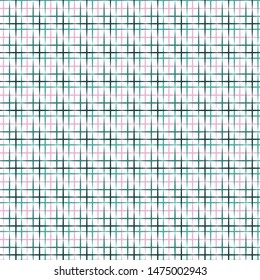 Vector simple geometric check design seamless pattern background