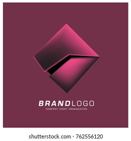 Vector Simple Geometric Logo Design Stock Vector (Royalty Free ...