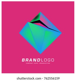 
Vector Simple Geometric Logo Design
