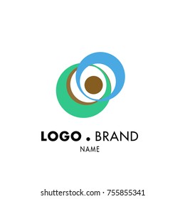 Vector Simple Geometric Logo and Icon 