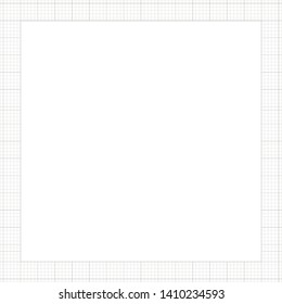 Vector simple graph paper background. Abstract blueprint paper illustration