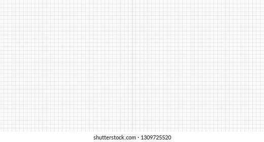 Vector simple graph paper seamless background. Abstract blueprint paper illustration