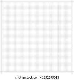 Vector Simple Graph Paper Seamless Background Stock Vector (Royalty ...