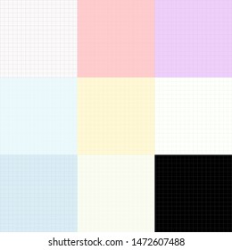 Vector simple graph paper seamless background. Abstract blueprint paper illustration
