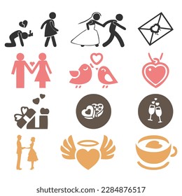 vector simple happy valentines day celebration design