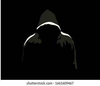 Vector simple of a hoodie
