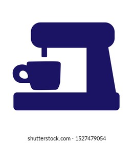 vector simple icon coffee machine 