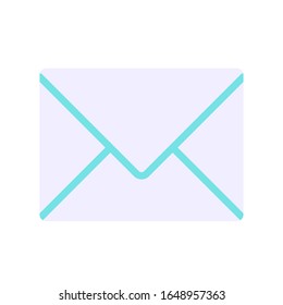 Vector simple icon of envelop. Modern concept design. Isolated vector sign symbol