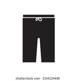 vector simple icon shaped man swimsuit