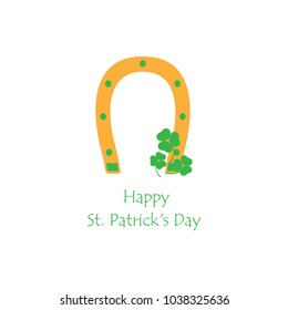 Vector simple illustration of Patricks Day symbol