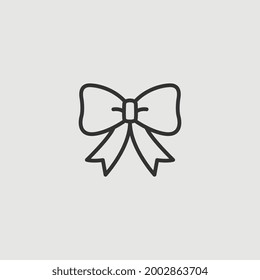 Vector Simple Isolated Bow Tie Icon