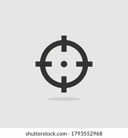 Vector Simple Isolated Crosshair Icon
