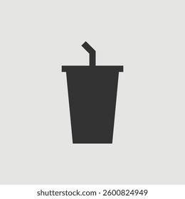 Vector Simple Isolated Drink Icon