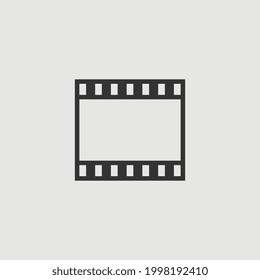 Vector Simple Isolated Film Icon