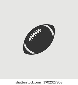 Vector Simple Isolated Football Icon