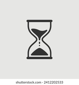 Vector Simple Isolated Hourglass Icon