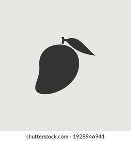 Vector Simple Isolated Mango Icon