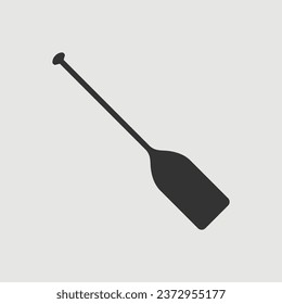Vector Simple Isolated Paddleor Oar Icon