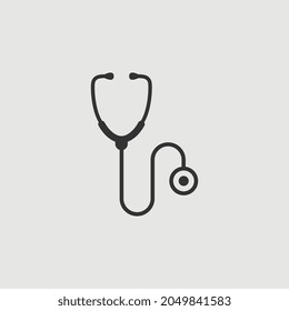 Vector Simple Isolated Stethoscope Icon