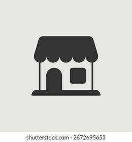 Vector Simple Isolated Store Icon