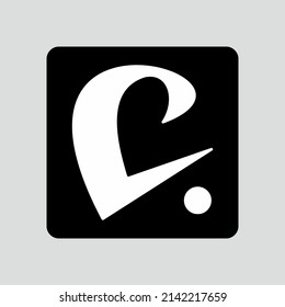 Vector simple letter C and L logo.
