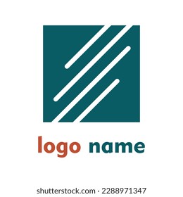 diseño de logotipo de carta simple vectorial