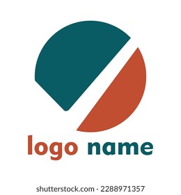 diseño de logotipo de carta simple vectorial