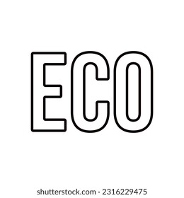 Vector simple line icon and illustration, eco, bio and organic packaging badges, ecological, environment friendly and sustainable development, fresh natural ingredients cosmetics and products