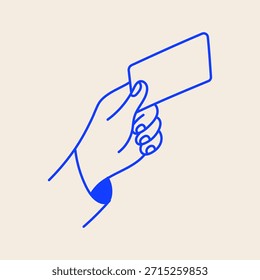 Vetor ilustração linear simples, mãos e gestos, ilustração desenhada à mão, cartaz, logotipo, modelo de design de impressão, negócio e conceito de trabalho criativo