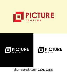 marca de ilustración de logotipo simple vectorial, creativa, empresa 