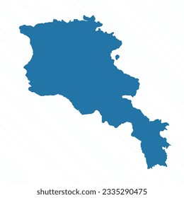Vector Simple Map of Armenia Country, can be used for business designs, presentation designs or any suitable designs.