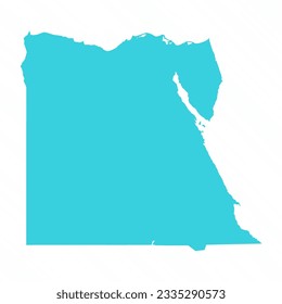 Vector Simple Map of Egypt Country, can be used for business designs, presentation designs or any suitable designs.