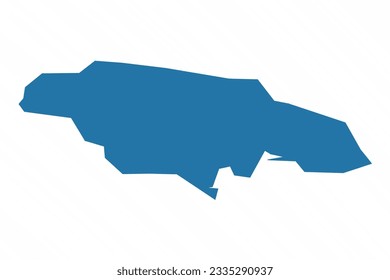 Vector Simple Map of Jamaica Country, can be used for business designs, presentation designs or any suitable designs.