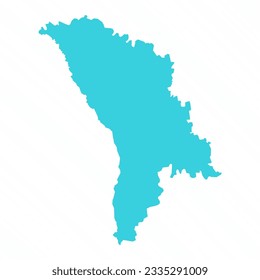 Vector Simple Map of Moldawien Country, kann für Geschäftsdesigns, Präsentationen oder alle geeigneten Designs verwendet werden.