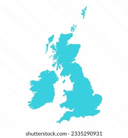 Vector Simple Map of UK Country, can be used for business designs, presentation designs or any suitable designs.