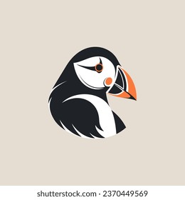 Diseño del logo del pajarito de púas minimalista.