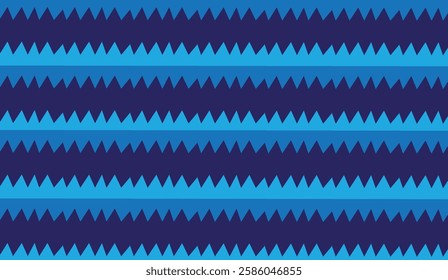 Vector of a simple navy blue background with zig zag stripes in