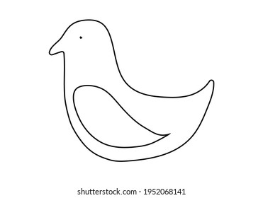 vector simple outline illustration, wallpaper and backround