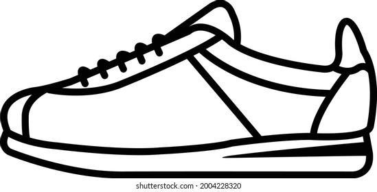 Vector Simple Outline Shoes Icon Stock Vector (Royalty Free) 2004228320 ...