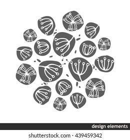 Vector simple pattern with hand drawn doodle design elements. vector texture for web, print, wallpaper, wrapping paper, fall fashion decor, card invitation