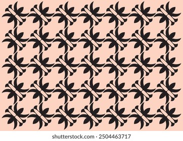 Vector simple pattern image and illustrator color editable design.