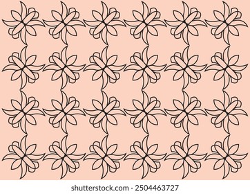 Vector simple pattern image and illustrator color editable design.